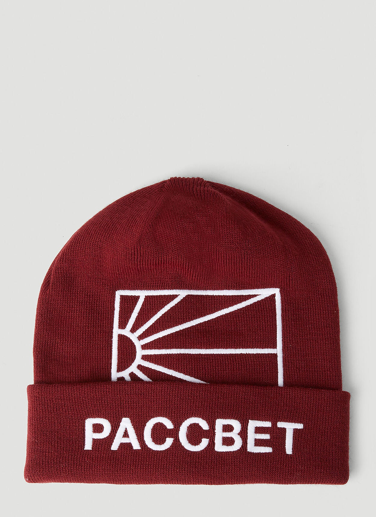 Paccbet (Rassvet) - Logo Embroidery Beanie (Red) – 303boards.com